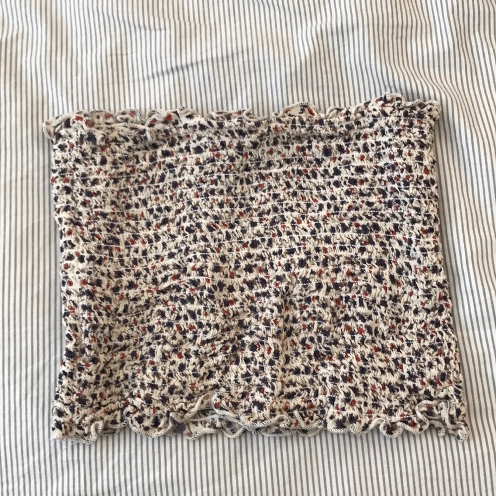 Brandy Melville floral tube top